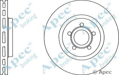 APEC BRAKING dsk2980 -  Тормозной диск
